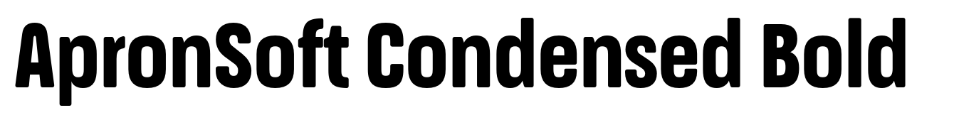 ApronSoft Condensed Bold
